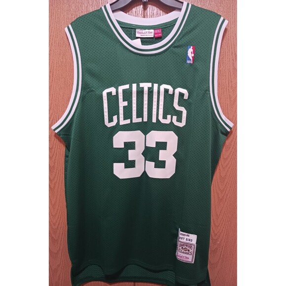 Mitchell & Ness Other - Larry Bird (Mitchell/Ness)-(Celtics)-(1985-86)-(Green)-(Size:XL)-(New)-$…
